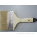 Paint Brush with White Wooden Handle